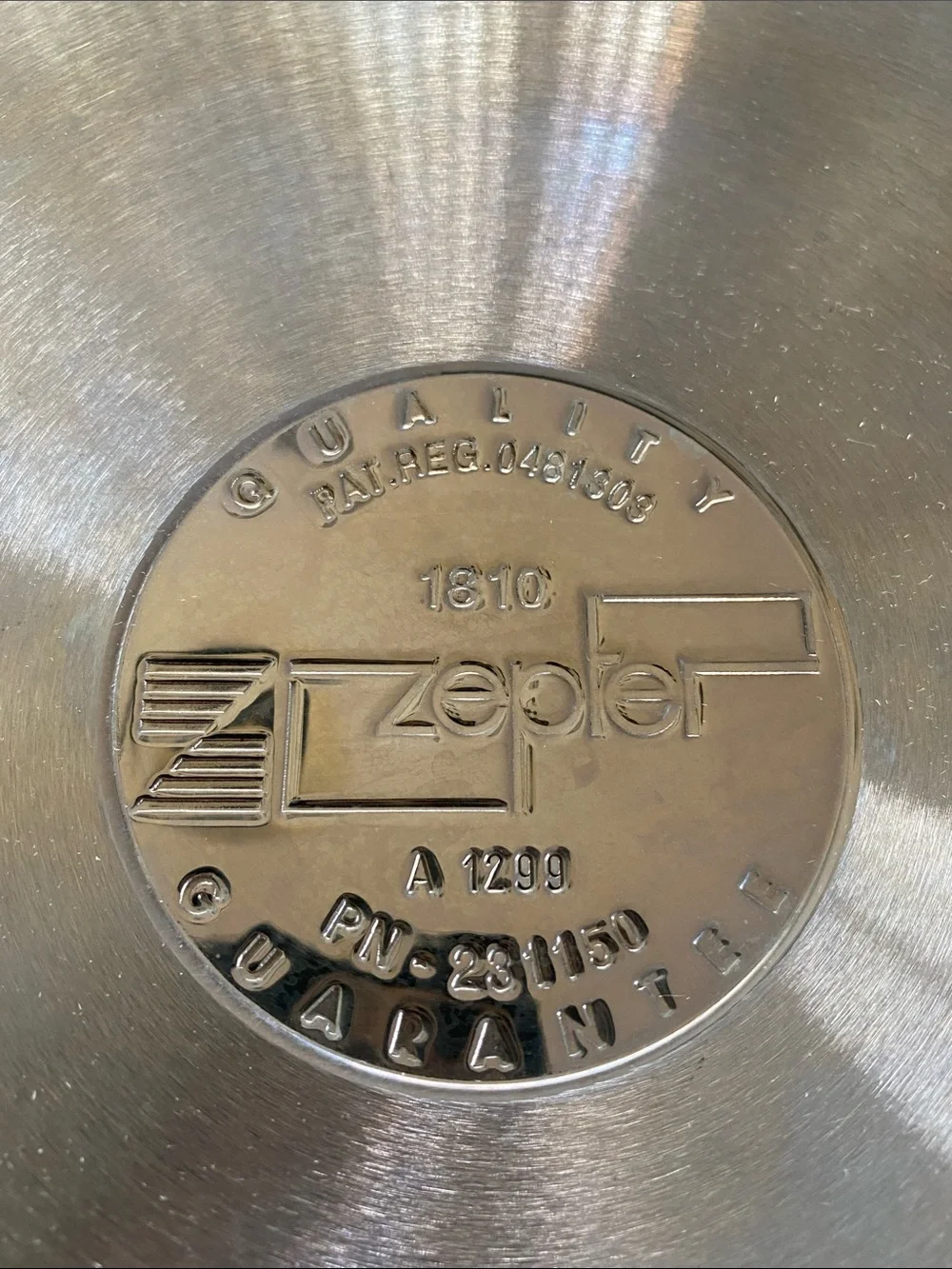 Zepter 10” Heavy Duty Pot with Thermo Control Lid